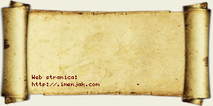 Isidora Vulić vizit kartica